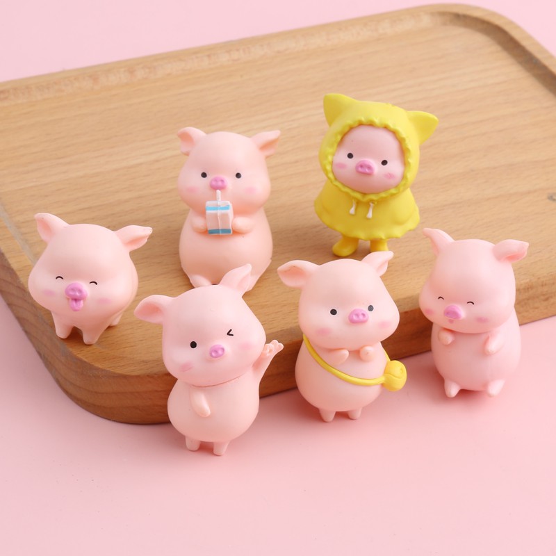 SET 6 TƯỢNG HEO CON | BigBuy360 - bigbuy360.vn