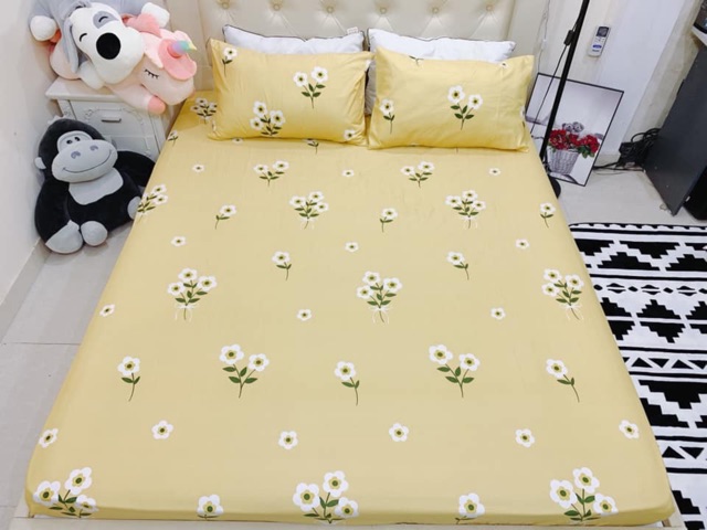 Bộ Ga Gối Cotton Poly Hàn Quốc - Được Chọn Mẫu