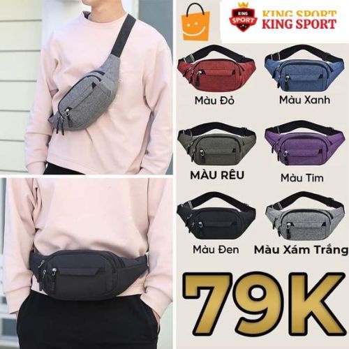 Túi Đeo Hông Đeo Bụng Bao Tử Nam Nữ Thời Trang Cao Cấp (Quality)