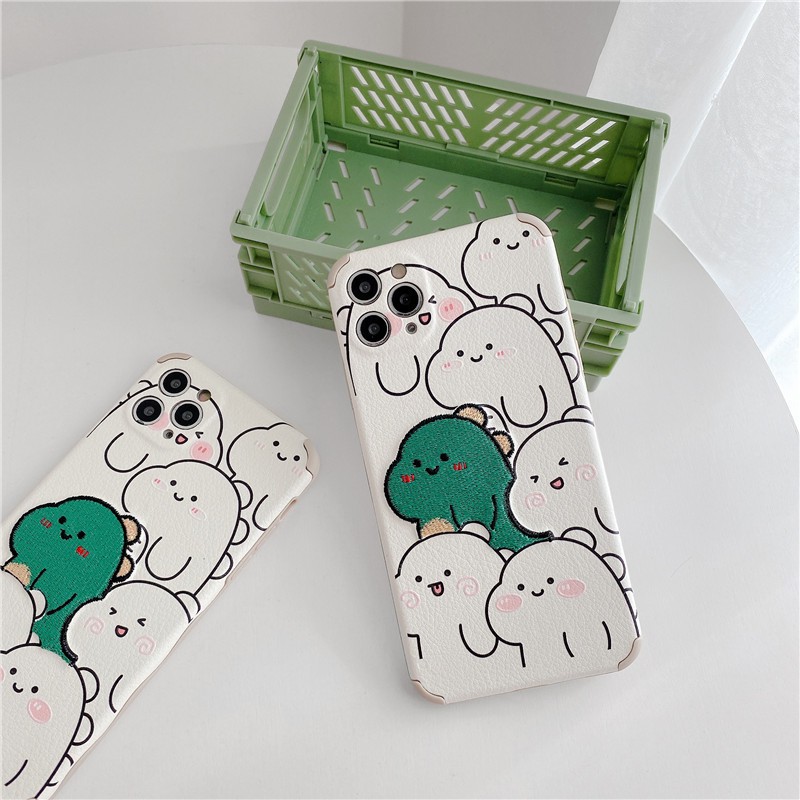Ốp iPhone Khủng Long Hoạt Hình iPhone 12 Pro Max/12/12 Pro/7Plus/8Plus/X/Xs Max/11/11 Pro Max - ốp iphone