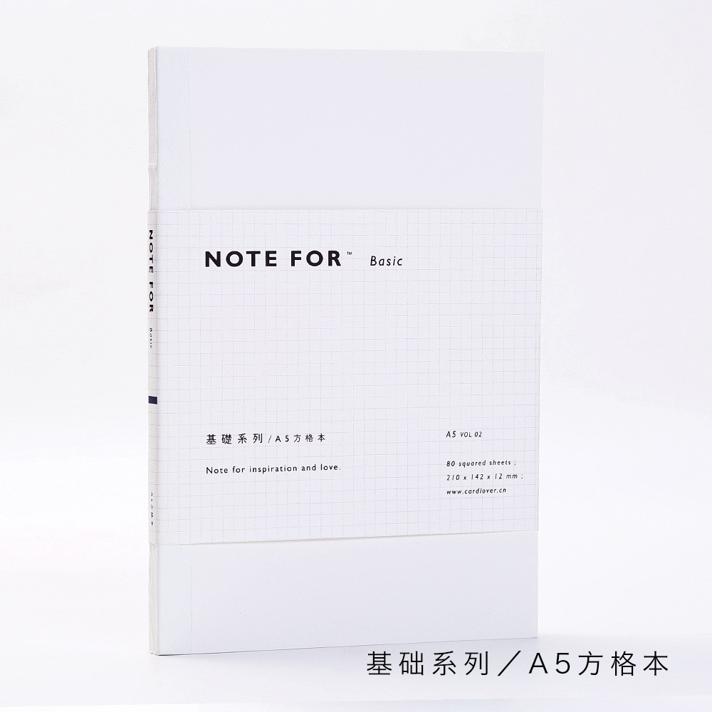 Sổ tay cơ bản Note for basic grid blank line size A5 A6 | BNS040