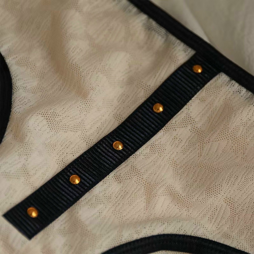 Quần lót nữ ren PUPET thiết kế độc đáo viền đen cá tính Havana FLQ148