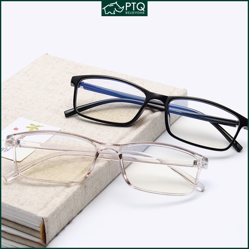 Mắt Kính Gọng Vuông Bằng Hợp Kim Chống Ánh Sáng Xanh Thời Trang Cho Máy Tính
