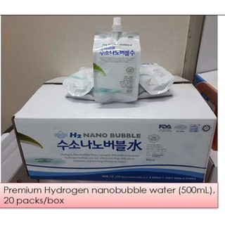 Nước Hydrogen Nano bubble và Nấm Chaga Thùng 20 túi