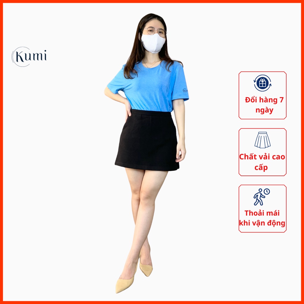 Chân váy kaki cao cấp co giãn 4 chiều mặc thoải mái trẻ trung năng động tại Kumifashion