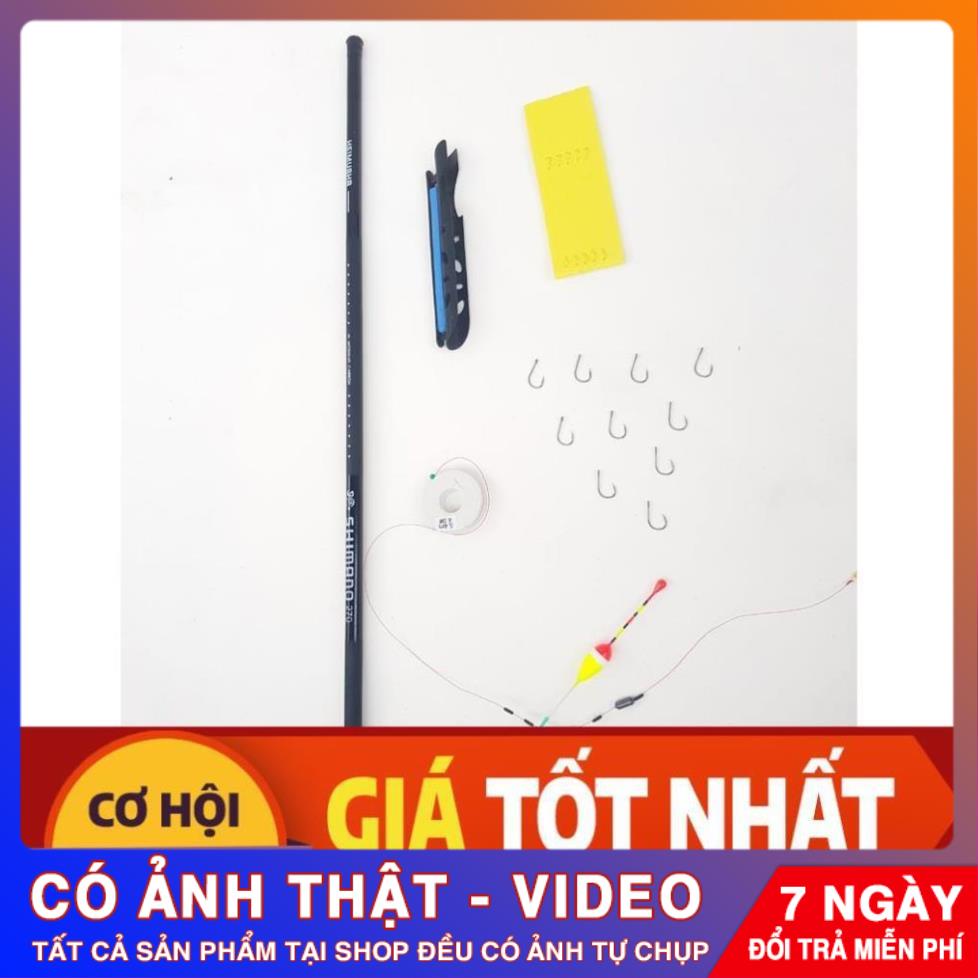 **Bộ cần câu tay SHIMANO tặng kèm dây câu, phao câu, chì câu, lưỡi câu - ĐỒ CÂU PHÍA BẮC - S14 **