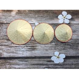 Nón lá mini trang trí, nón lá múa hát cho trẻ em, nón đội cho người lớn