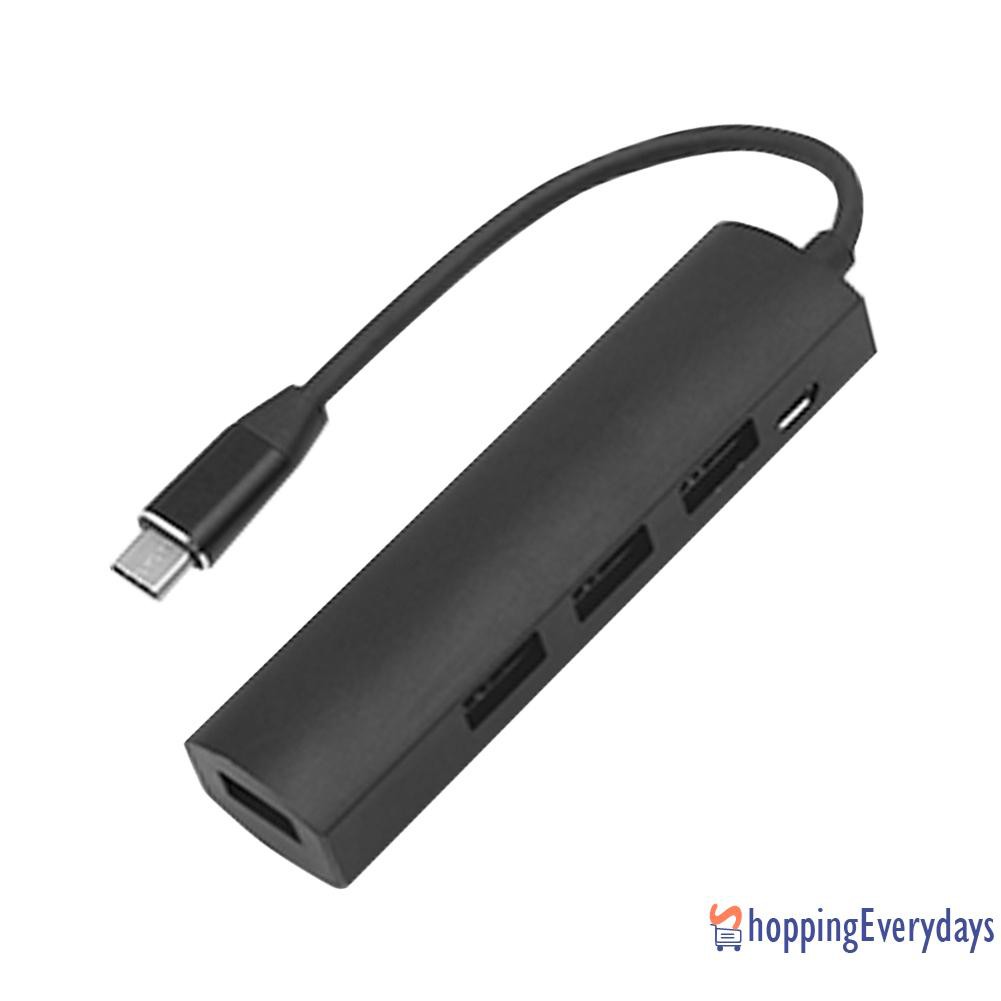 Bộ HUB chuyển đổi chia USB 3.1 Type-C sang 3 USB2.0 và USB3.0 5Gbps 480Mbps 4 trong 1