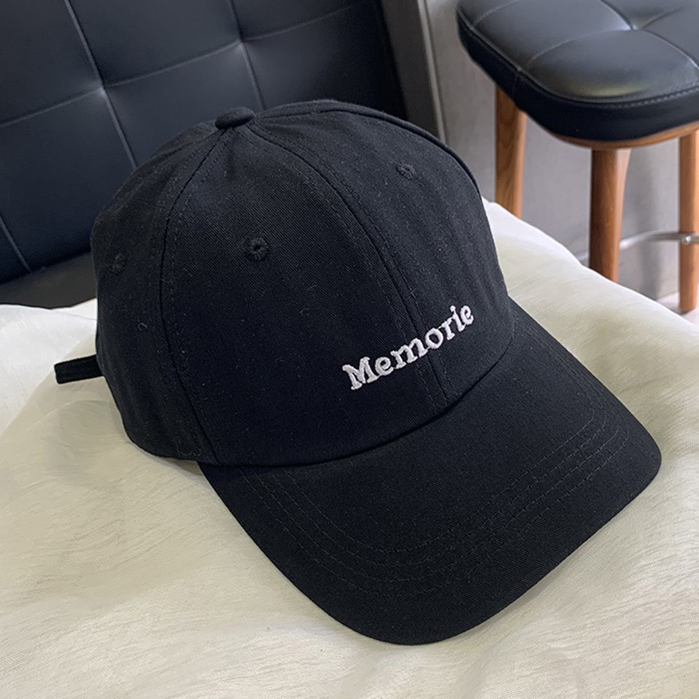 Mũ Lưỡi Trai Bóng Chày Thêu Chữ Nam Nữ Phong Cách Hàn Quốc