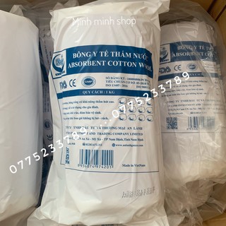 Bông Gòn Y Tế An Lành 1kg, Bông Cuộn Minh minh shop