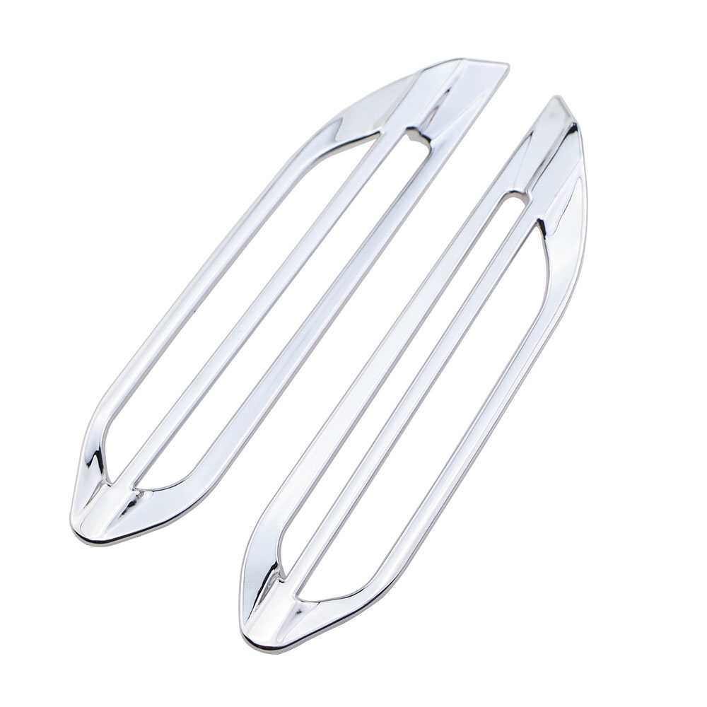 Khung Viền Lỗ Thông Gió Bằng Crom ABS Cho Peugeot 2008 2014 2015 2016 2017 2018 2019