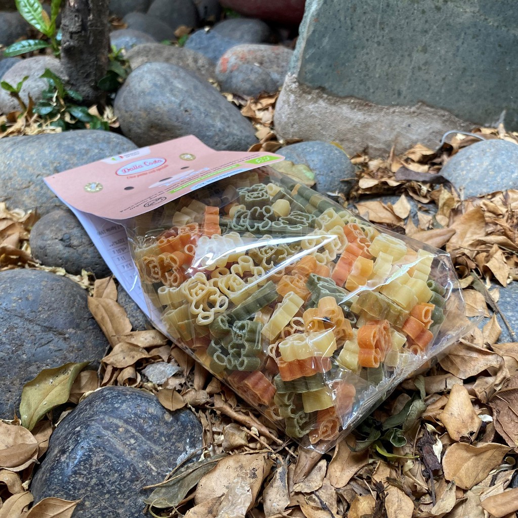 Nui rau củ hữu cơ hình gấu Teddy 200g Dalla Costa