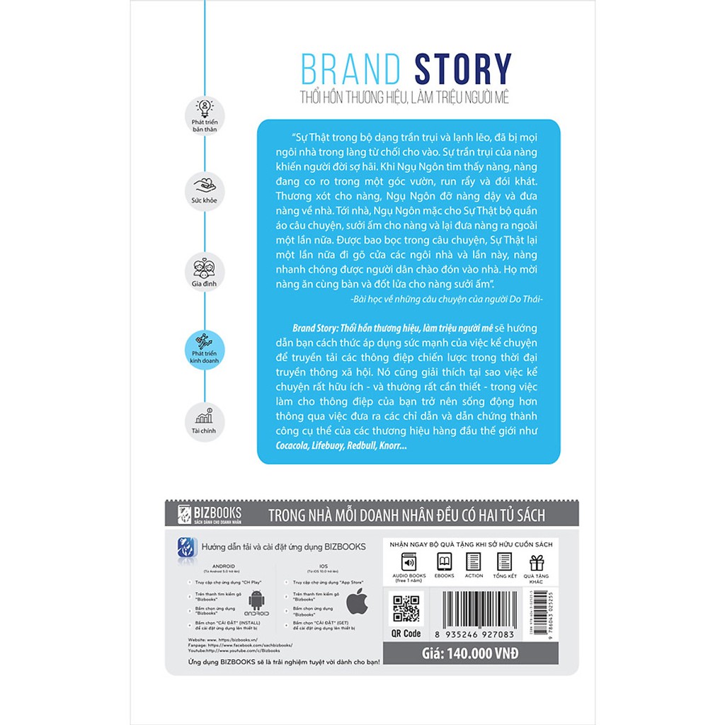 Sách - Brand Story – Thổi Hồn Thương Hiệu, Làm Triệu Người Mê (David Aaker) Tặng Kèm Audiobooks