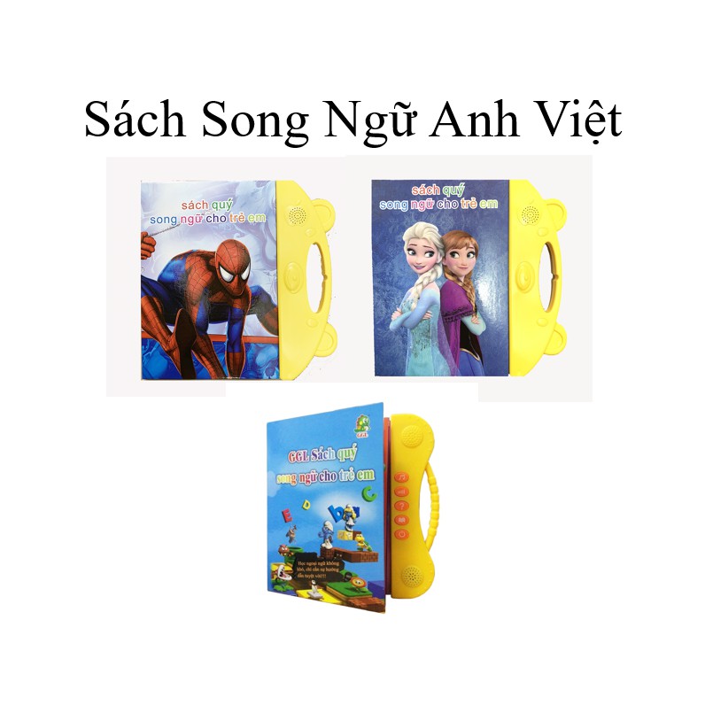 Sách Nói Song Ngữ Anh Việt Phát Triển Trí Thông Minh Cho Trẻ Hàng Chính Hãng