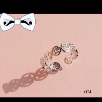 Nhẫn kim tiền nữ bạc hở free size