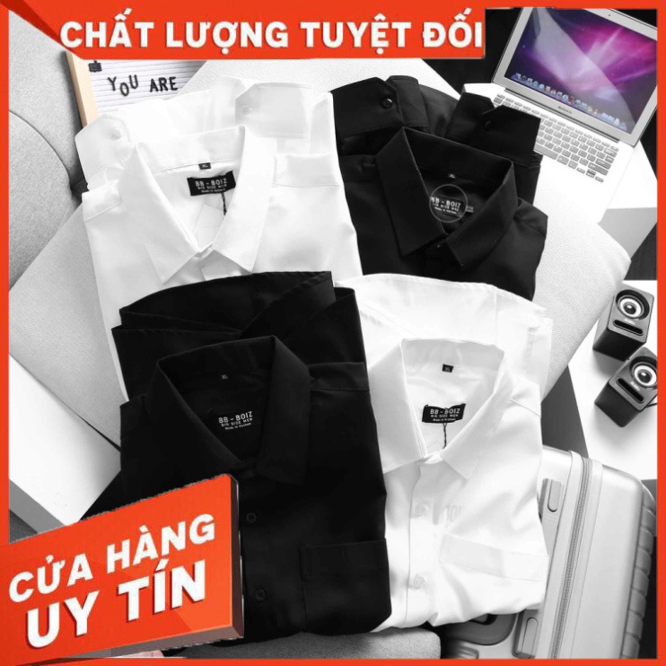 Áo sơ mi nam bigsize tay ngắn + tay dài có túi - Hàng nhập khẩu