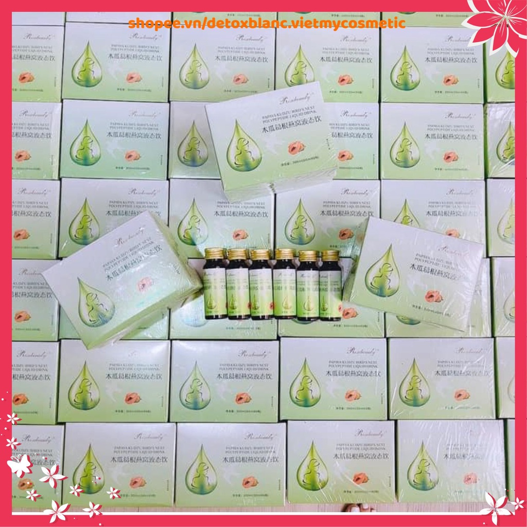 Nước yến collagen Rose Beauty nở ngực trắng da✨