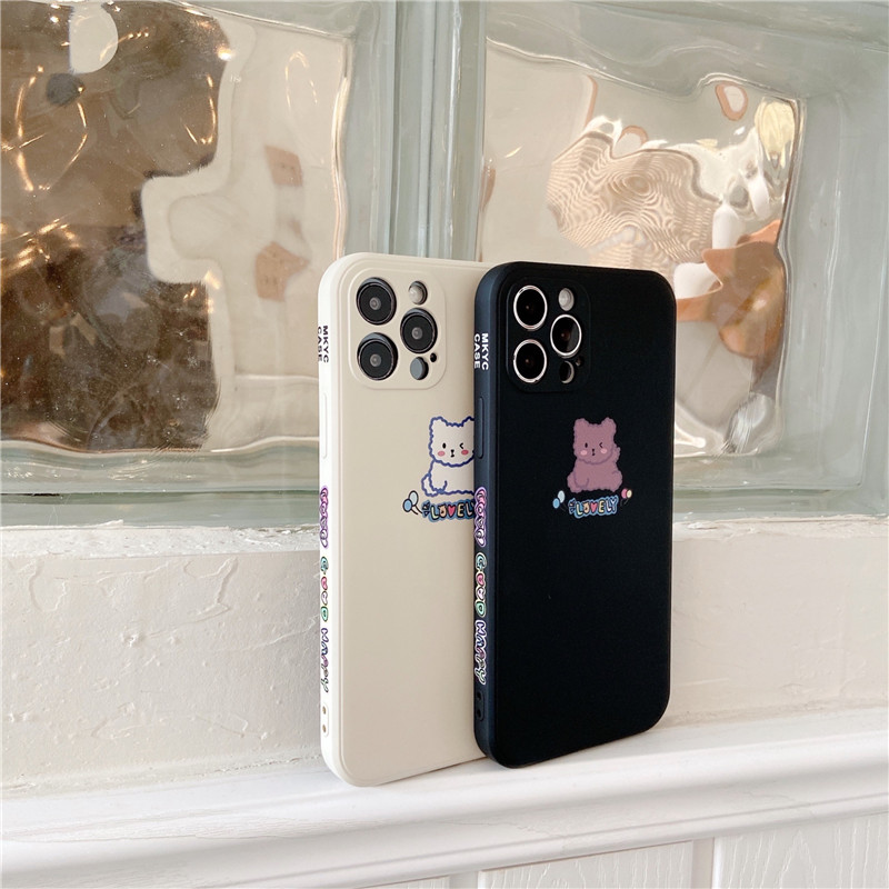 Ốp Điện Thoại Họa Tiết Hoạt Hình Chú Gấu Dễ Thương Cho Iphone 12 Pro Max 11 Xr | BigBuy360 - bigbuy360.vn
