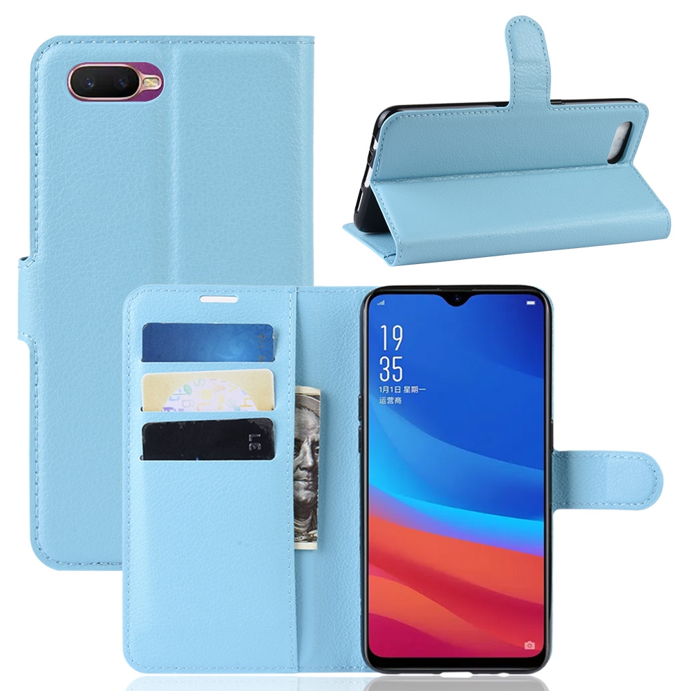Bao da điện thoại phong cách sang trọng có ngăn đựng thẻ cho OPPO A3S / A5S / AX5S | BigBuy360 - bigbuy360.vn