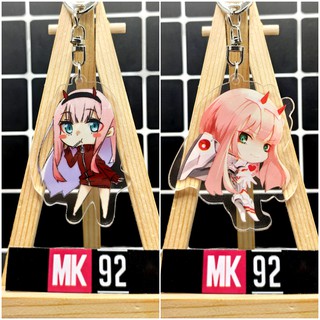 Móc khóa Anime Zero Two Darling in the Franxx