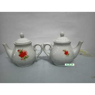 Bình trà sứ trắng - CH - 500ml