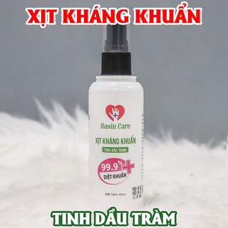 [FREESHIP] Xịt Khoáng Rửa Tay Khô Sạch Khuẩn Hương Tinh Dầu Tràm dễ chịu - Thương Hiệu LC Chai 110ml