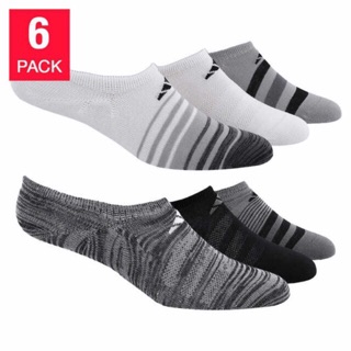 6 đôi vớ ADIDAS USA chính hãng, cổ thấp dành cho nữ.