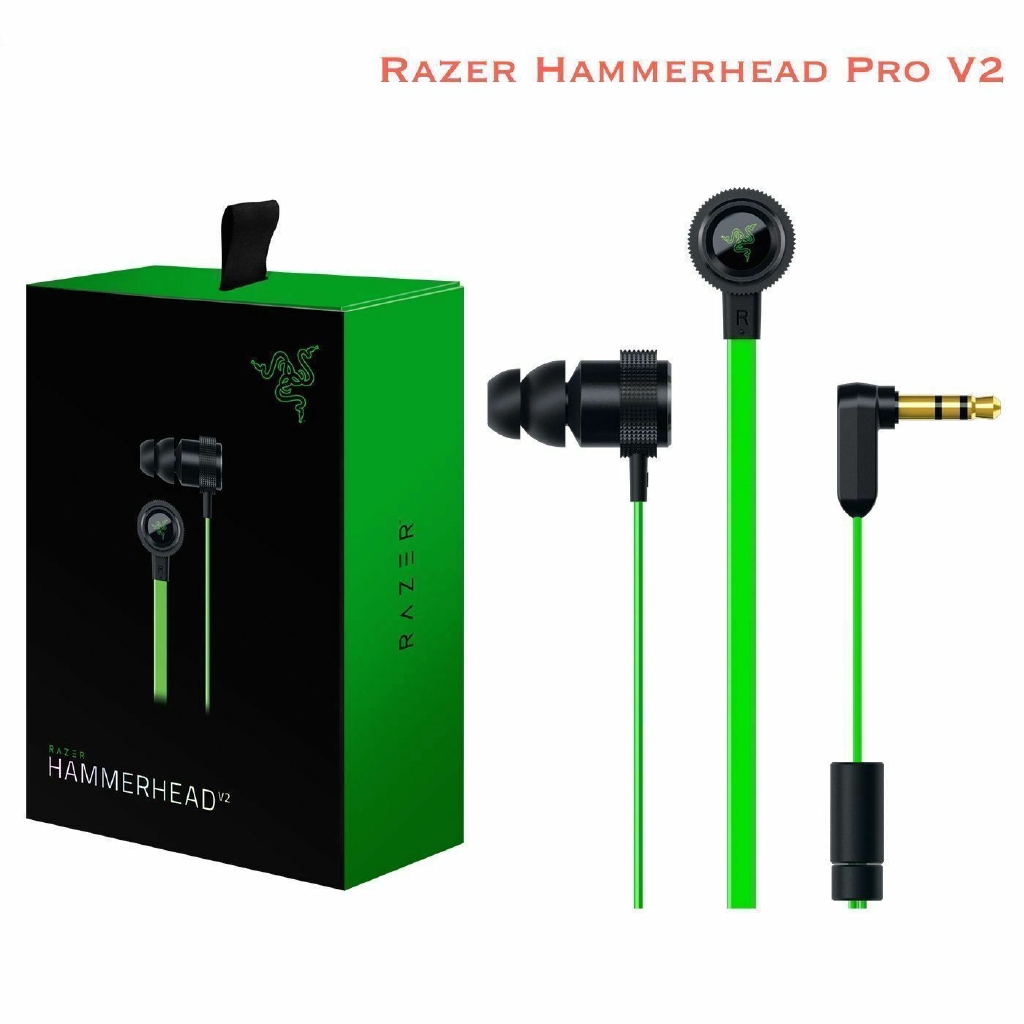 Tai nghe nhét tai Razer Pro V2 mang lại âm thanh sống động ( Có micro)