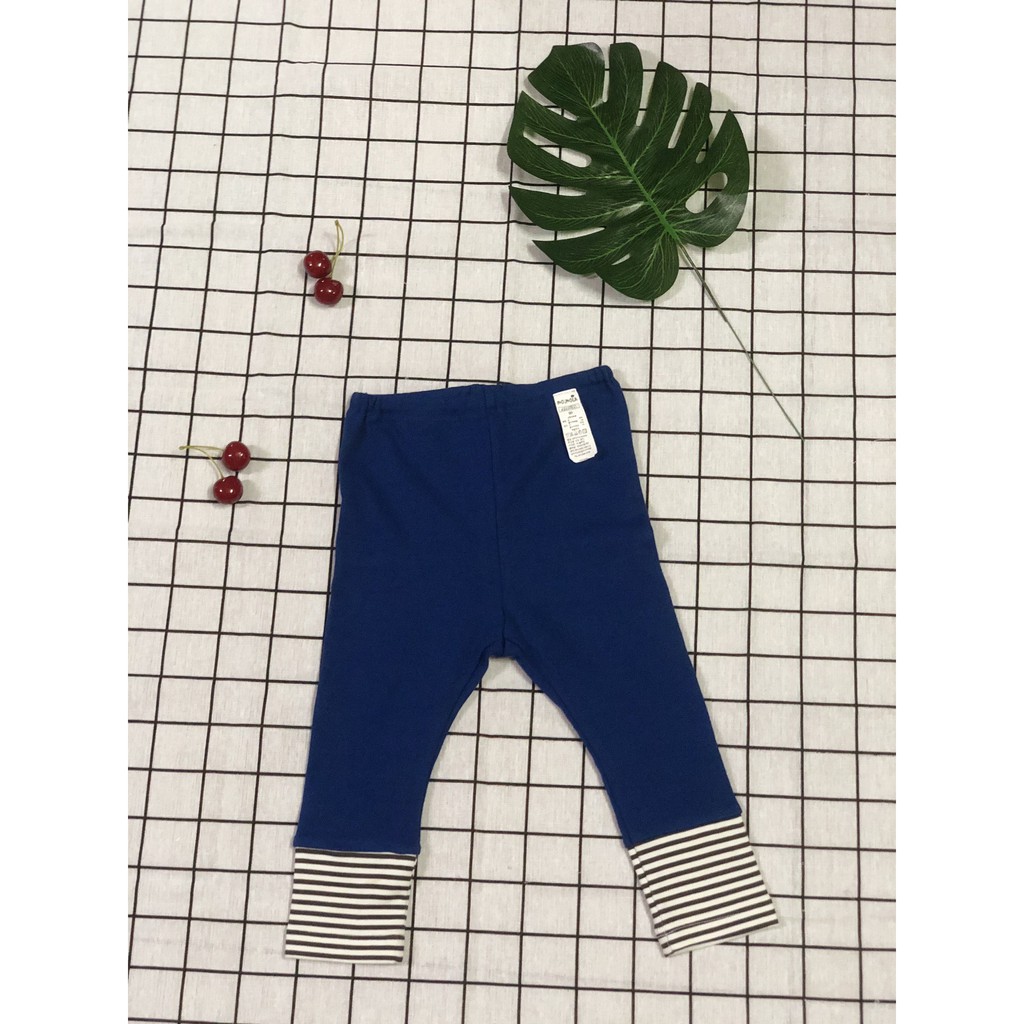Legging ống sọc Moimoln xuất Hàn Unisex - Xanh
