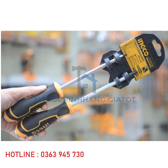 ĐỒ NGHỀ INGCO Bộ 2 tua vít đóng lục giác HSGT280208 (Cam kết Chính Hãng 100%)