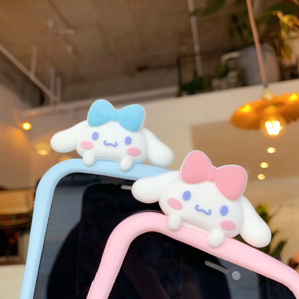 Ốp điện thoại nhựa mềm họa tiết chú thỏ Cinnamoroll cho iPhone12 mini 11 PRO MAX 6/6s 7/8plus SE2 X/XS XR XSMAX #HG2497