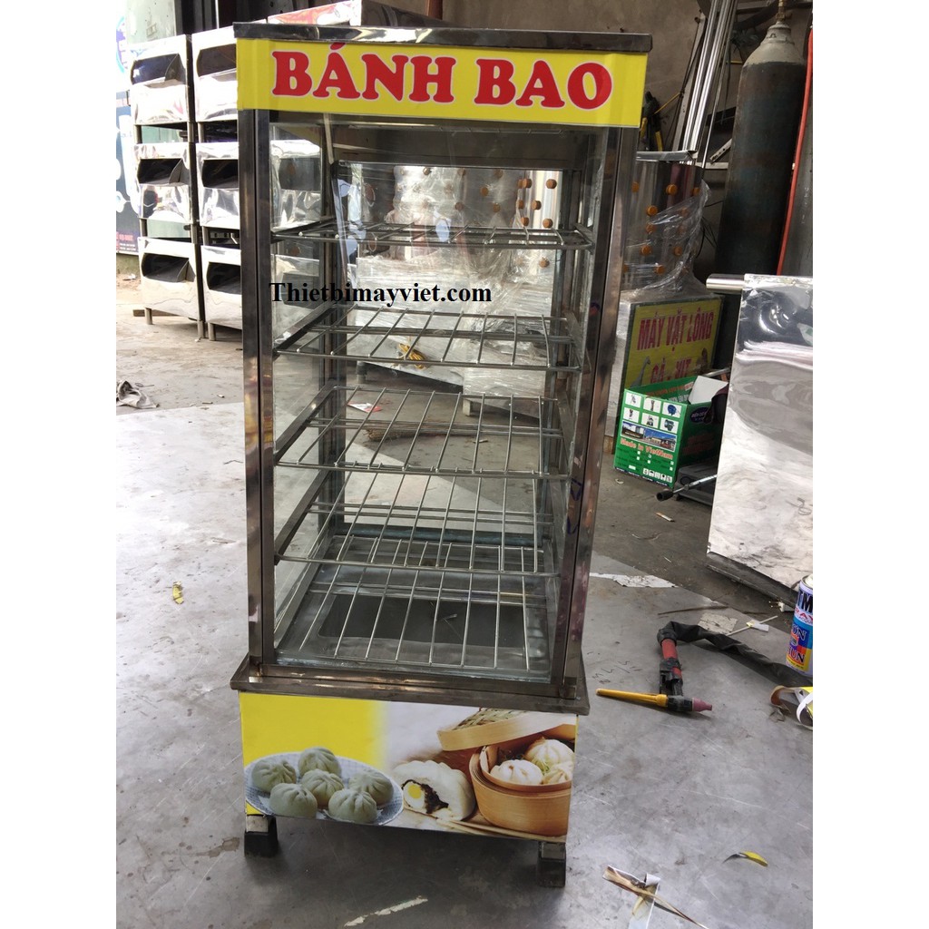 Tủ trưng bày bánh bao 5 tầng