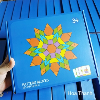 Tangram ( pattern blocks) nhiều miếng 155 CHI TIẾT