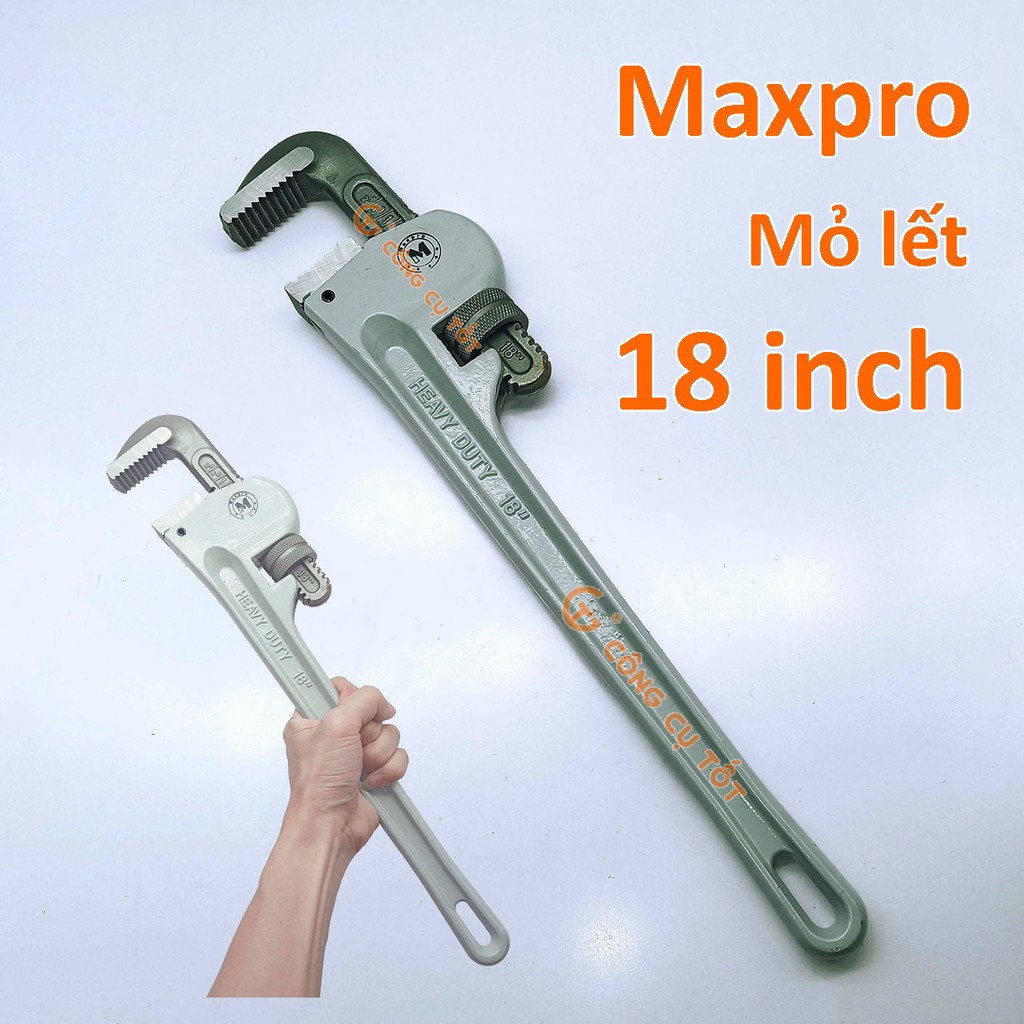 Mỏ lết răng - kìm nước 18 inch Maxpro