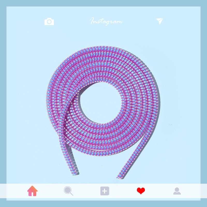 Cuộn Dây Quấn Bảo Vệ Cáp Sạc Và Dây Cáp 1.5M 150cm Tiện Dụng Cho Iphone Samsung Xiaomi