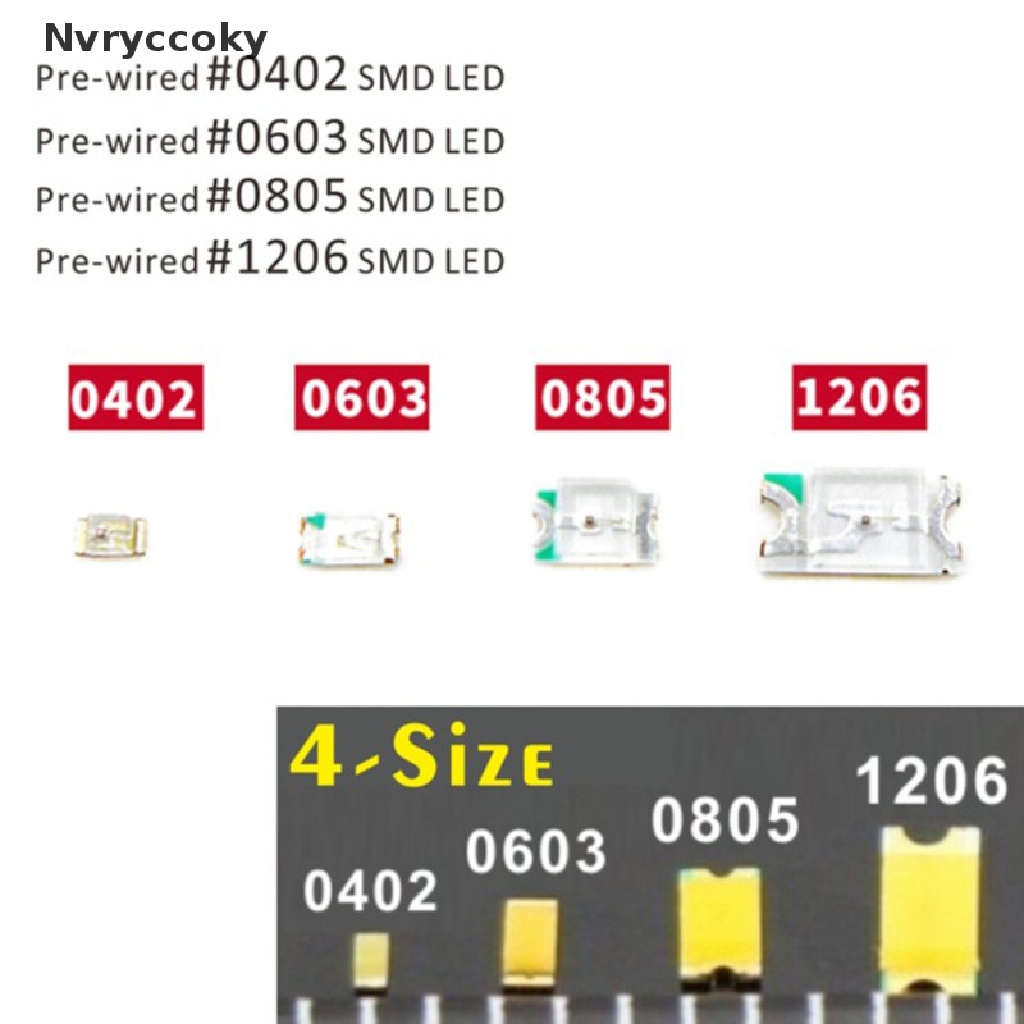 Set 20 Đèn LED SMD 0402 Chuyên Dụng# 0603# 0805# 1206#