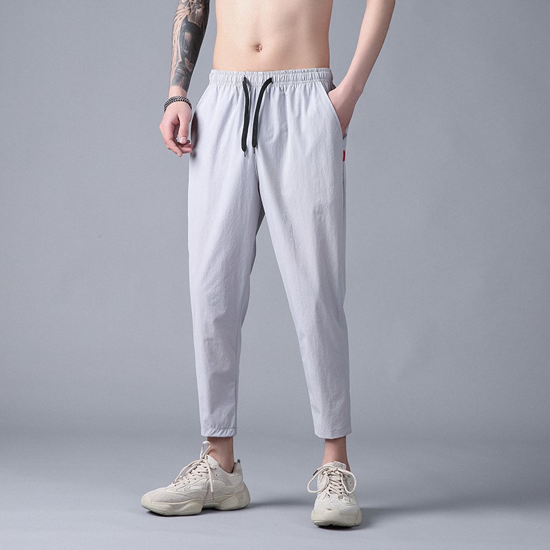 Quần dài chất liệu co giãn phong cách Hàn Quốc thời trang cho nam | BigBuy360 - bigbuy360.vn