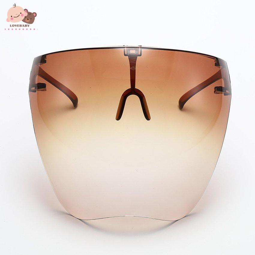 [HOT]Nam và nữ BLOCC tấm che mặt lớn Gương acrylic Oversized Full Face Shield kính bảo vệ, kính bảo hộ, kính bảo hộ, nắp chắn gió ngoài trời, SMATO rõ ràng