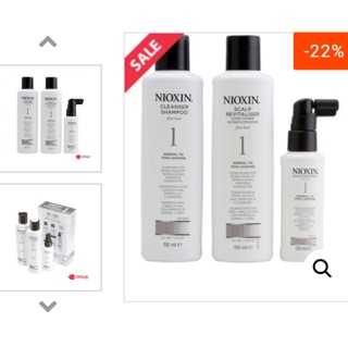 Bộ dầu gội chống rụng tóc Nioxin Trialkit số 1 - 150ml