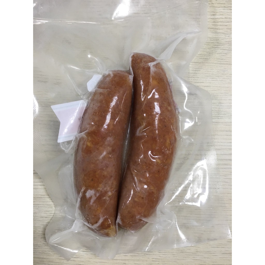 Xúc xích đức - SMOKED GERMAN SAUSAGE -  2 cái - 165gr/ bao