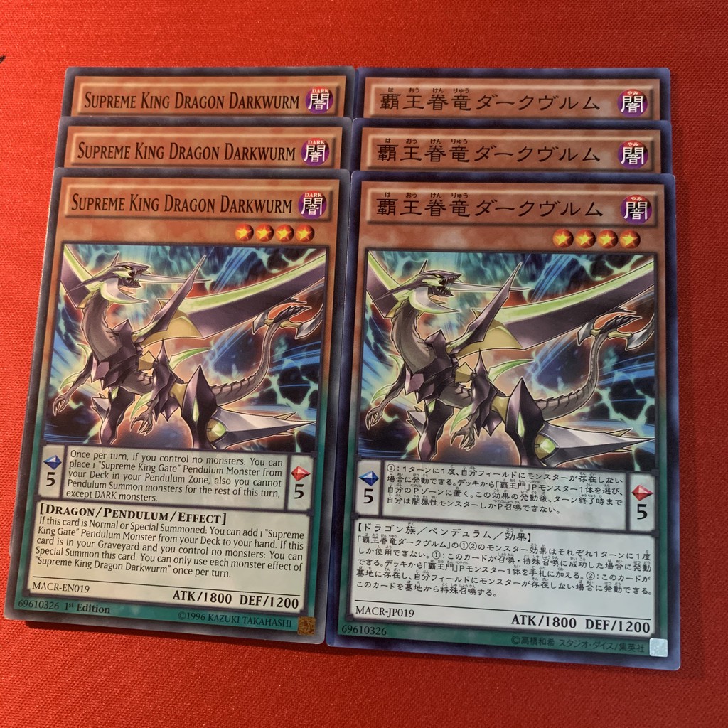 [EN-JP][Thẻ Bài Yugioh Chính Hãng] Supreme King Dragon Darkwurm