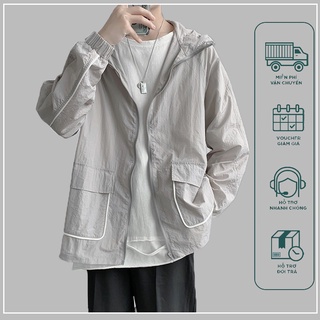Áo Khoác Chống Nắng Dáng Rộng Siêu Mỏng Thoáng Khí Cho Nam