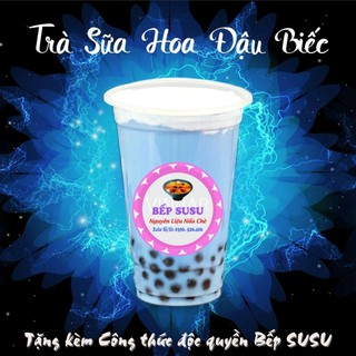Set trà sữa hoa đậu biếc tự nấu tặng kèm công thức độc quyền tại Chè SUSU
