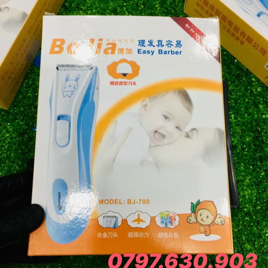 Tông đơ trẻ em Bojia chính hãng.