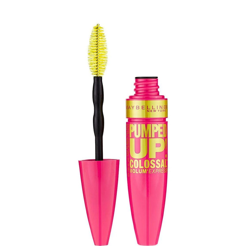 Mascara Maybelline Colossal Volum Express Pumped Up 12x Làm Dày Mi và Làm Cong Mi.