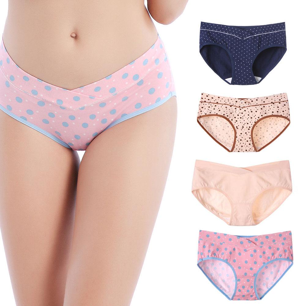 MOCHO Quần Lót Bà Bầu Họa Tiết Chấm Bi Thời Trang