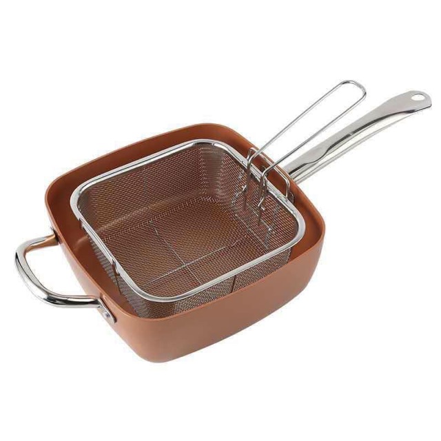 Chảo vuông SUPER CHEF đun được bếp từ
