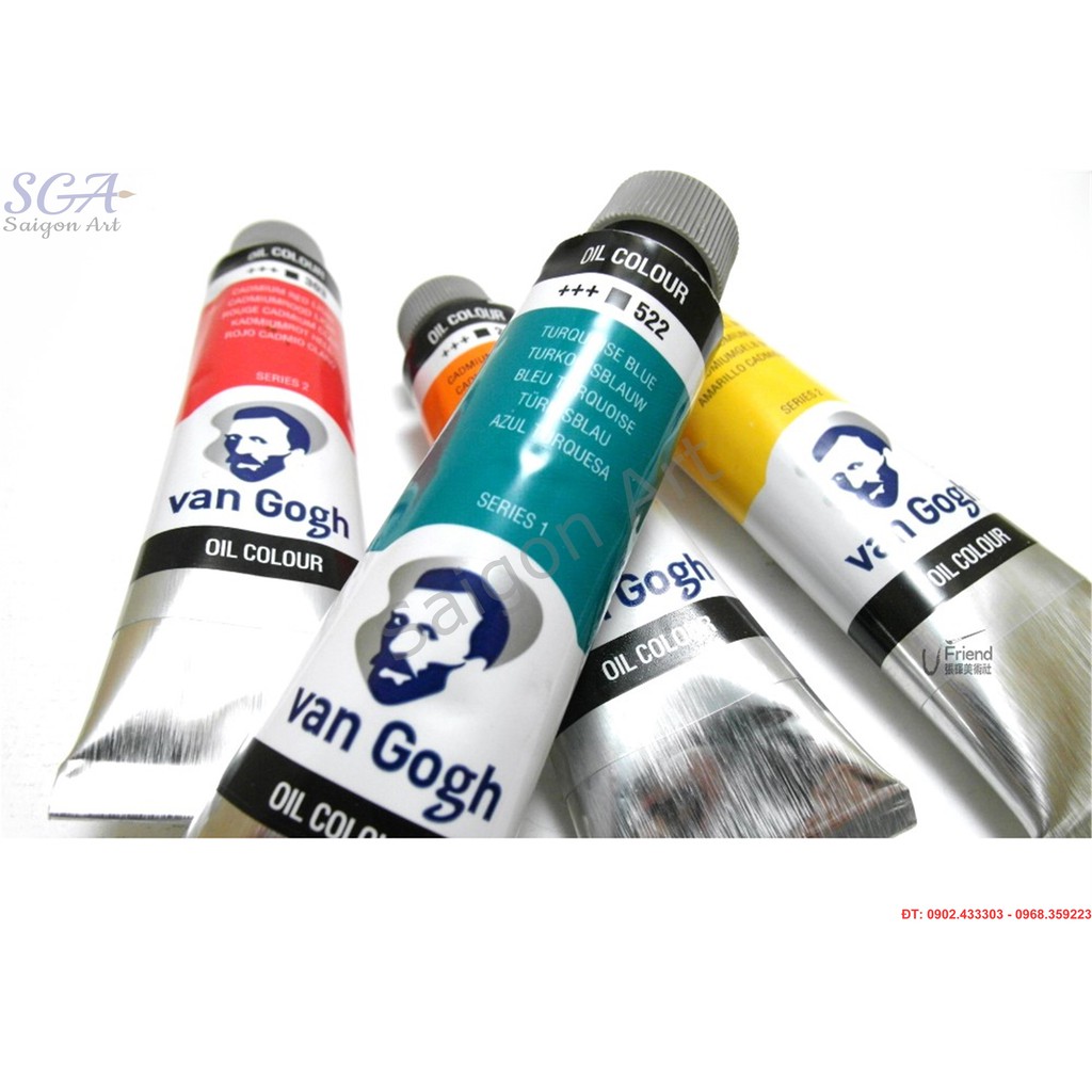 Sơn dầu Hà Lan cao cấp VAN GOGH tuýp 200ml