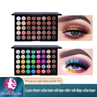 Phấn mắt kết hợp hoàn hảo tông màu đất mờ khói trang điểm phấn mắt 40 màu/bảng phấn mắt nội địa trung/bảng phấn mắt nhũ/bảng trang điểm