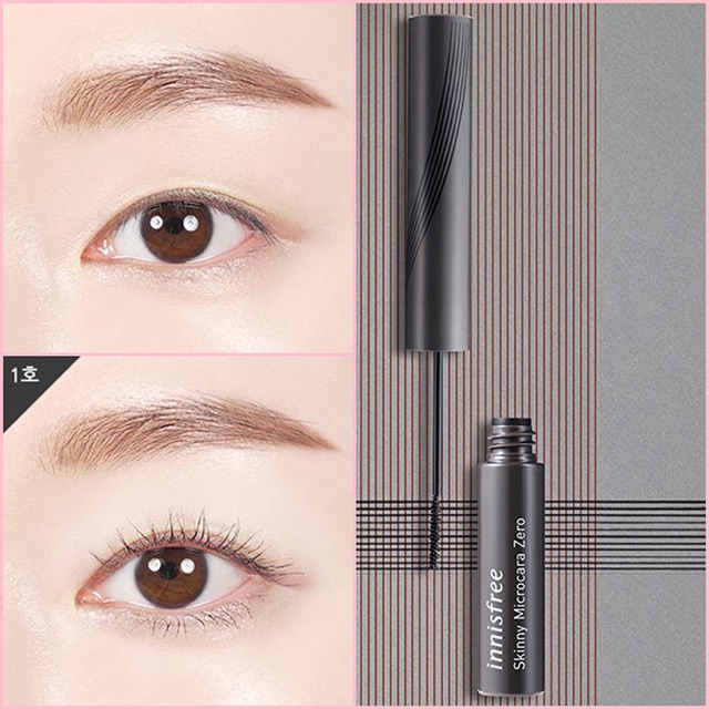 Mascara Innisfree Skinny Waterproof Siêu Mảnh Siêu tự nhiên